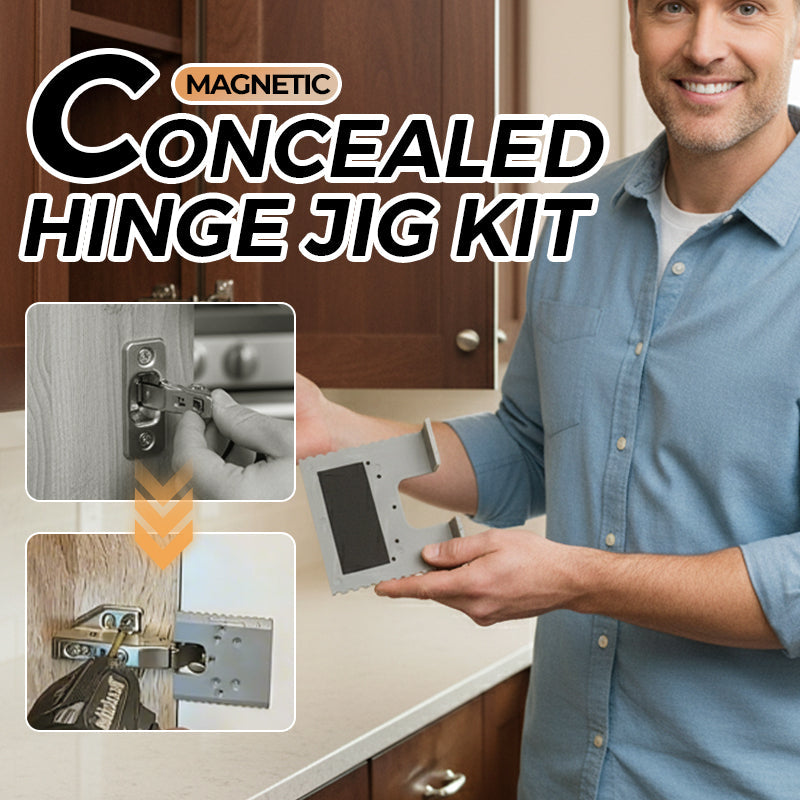 PrecisionGrip™ — Lock in Perfect Hinge Placement for Flawless Cabinet Doors Every Time