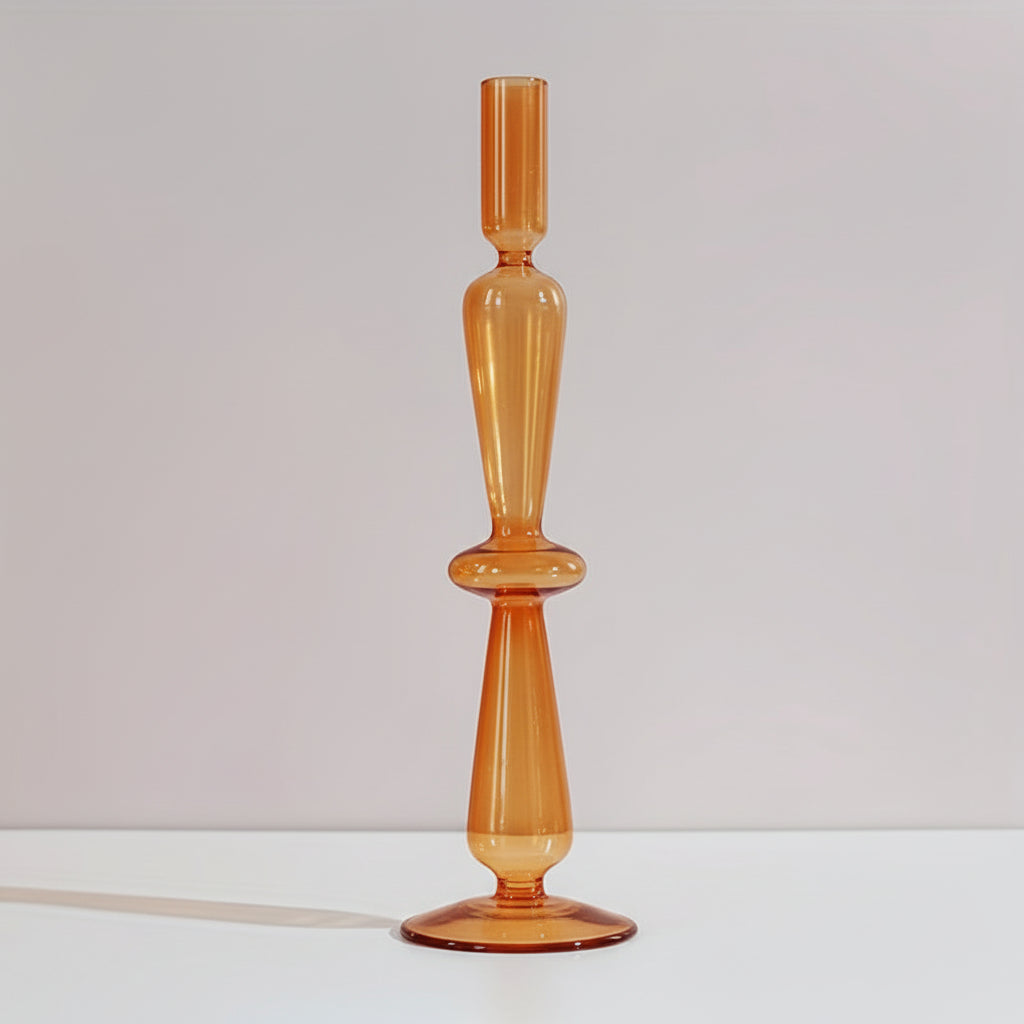 Elegant Glass Candle Holder and Vase for Modern Decor
