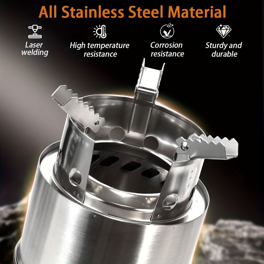 Portable Camping Stove for Wood Burning