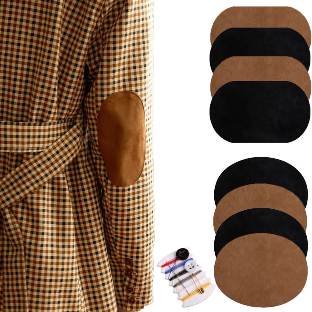 Oval Repair Patches for Jackets and Sweaters