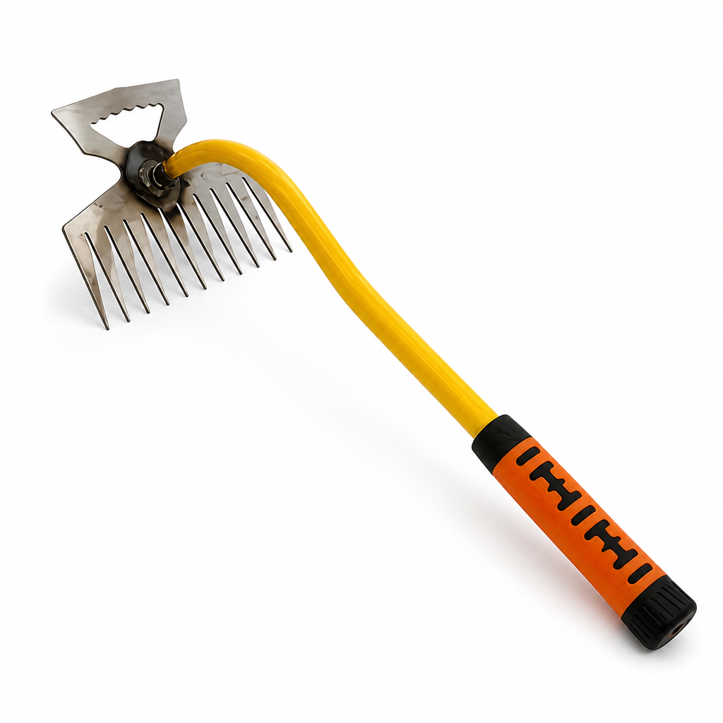 Durable Manganese Steel 11-Tooth Weeding Rake