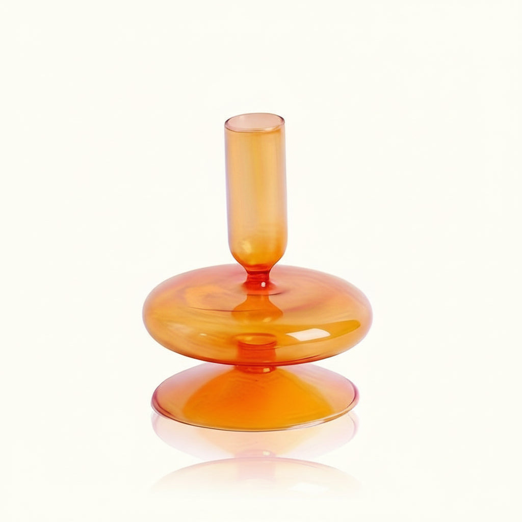 Elegant Glass Candle Holder and Vase for Modern Decor