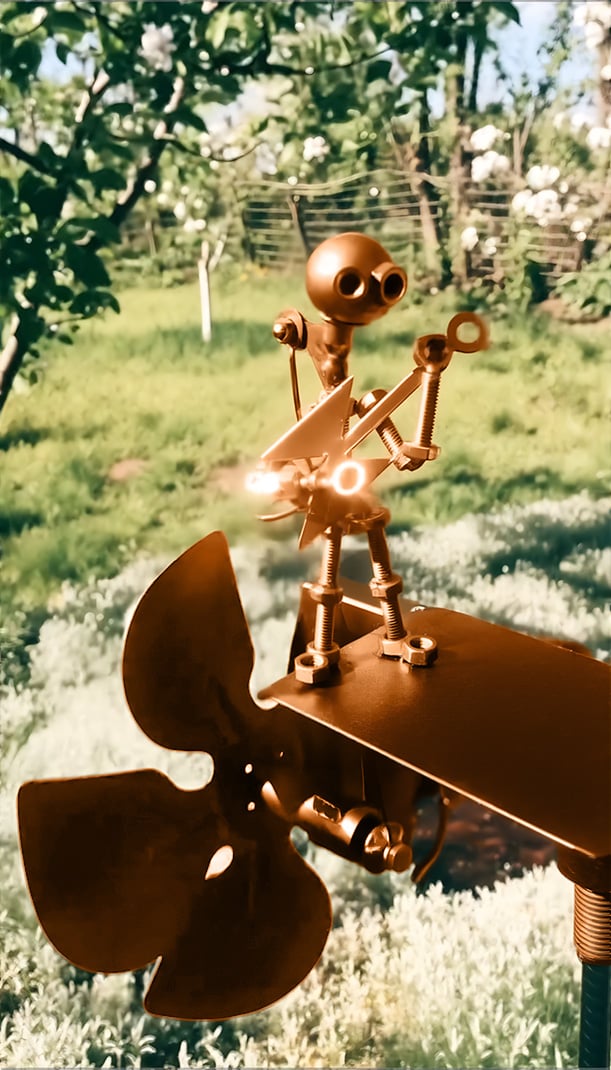 SerenSpin™ — Ignite Your Garden’s Soul with Every Breeze and Bold Beat