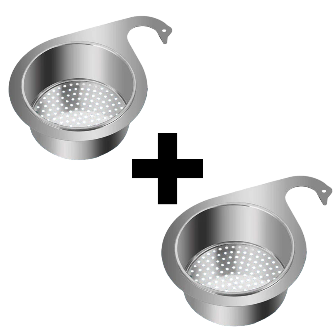 Stainless Steel Sink Basket Strainer | Drain Filter in Swan Shape | SinkStrainer
