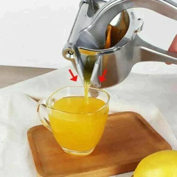 Manual Fruit Juicer | Citrus Press in Stainless Steel | Lever Grip with Non-Slip Design | PureSqueeze
