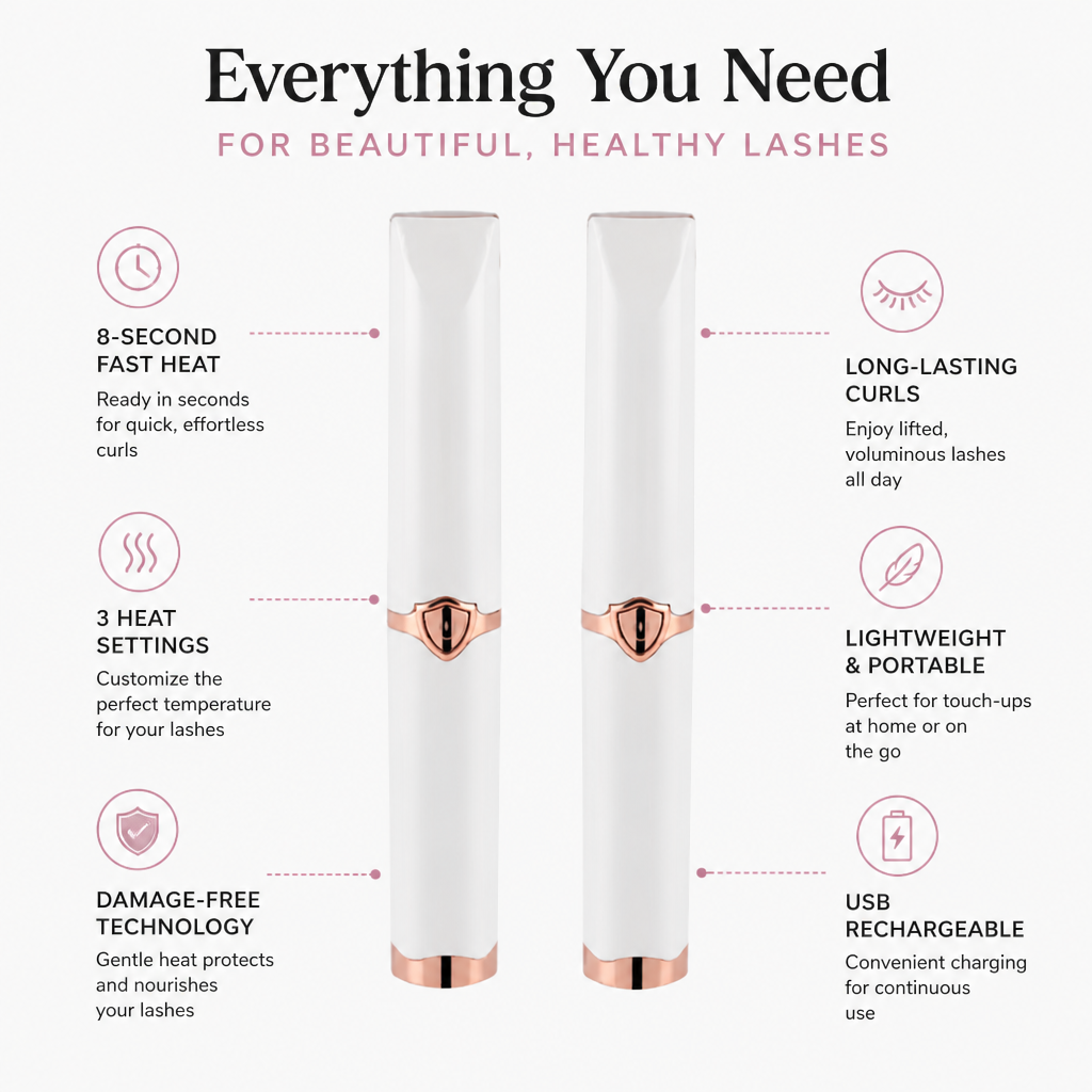 LumenLash™ — Effortless, Damage-Free Curls That Boost Your Confidence Instantly