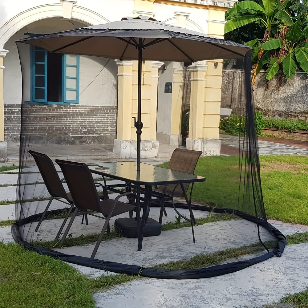 InsectShield – Protective Netting for Patio Umbrellas