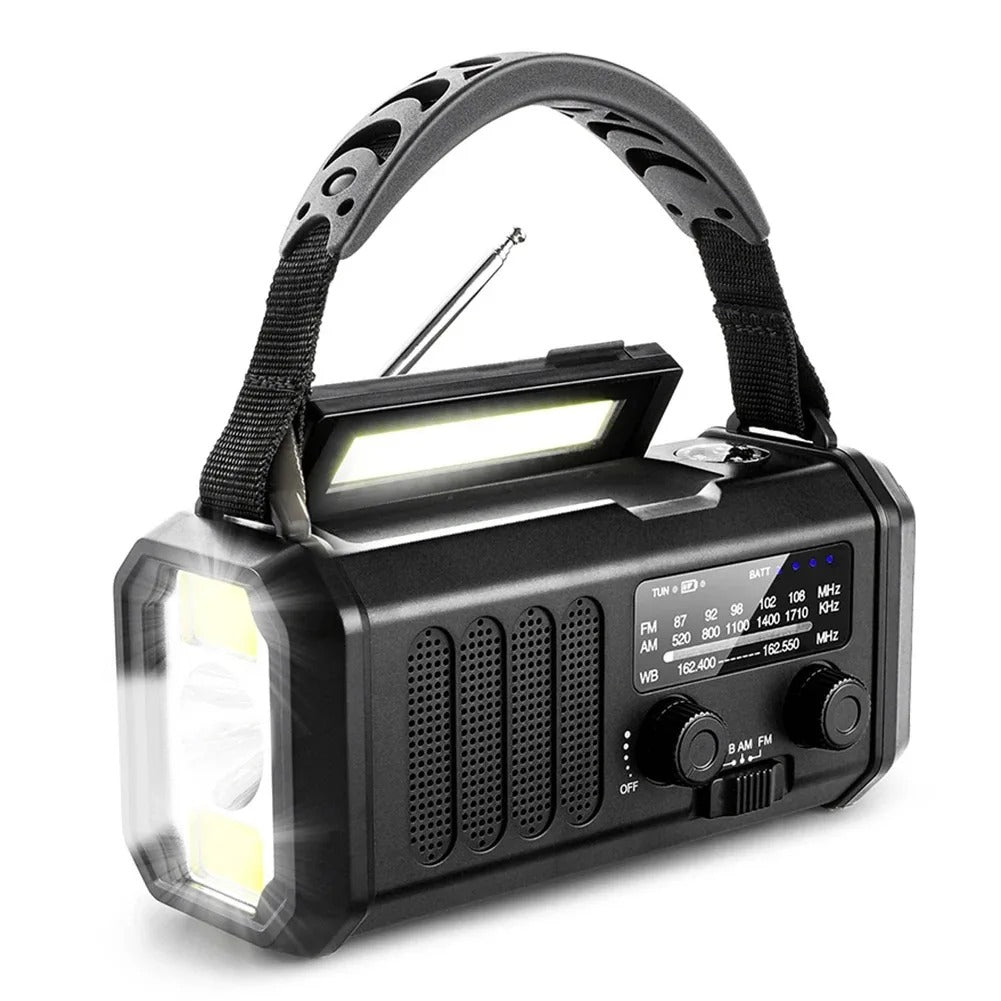 Essential Survival Radio – Hand-Crank & Solar Powered