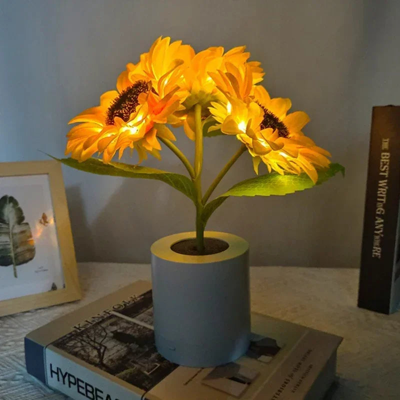 Sunflower LED Nightlight Lamp