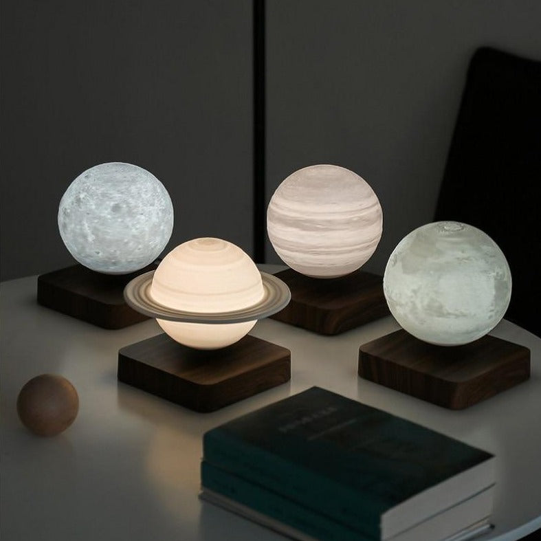 Moon & Galaxy Levitating