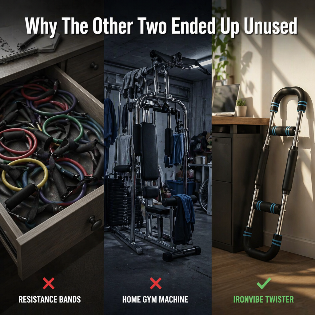 IronVibe™ Adjustable Twister — Tone Stronger Arms, Chest & Back in Just 10 Minutes