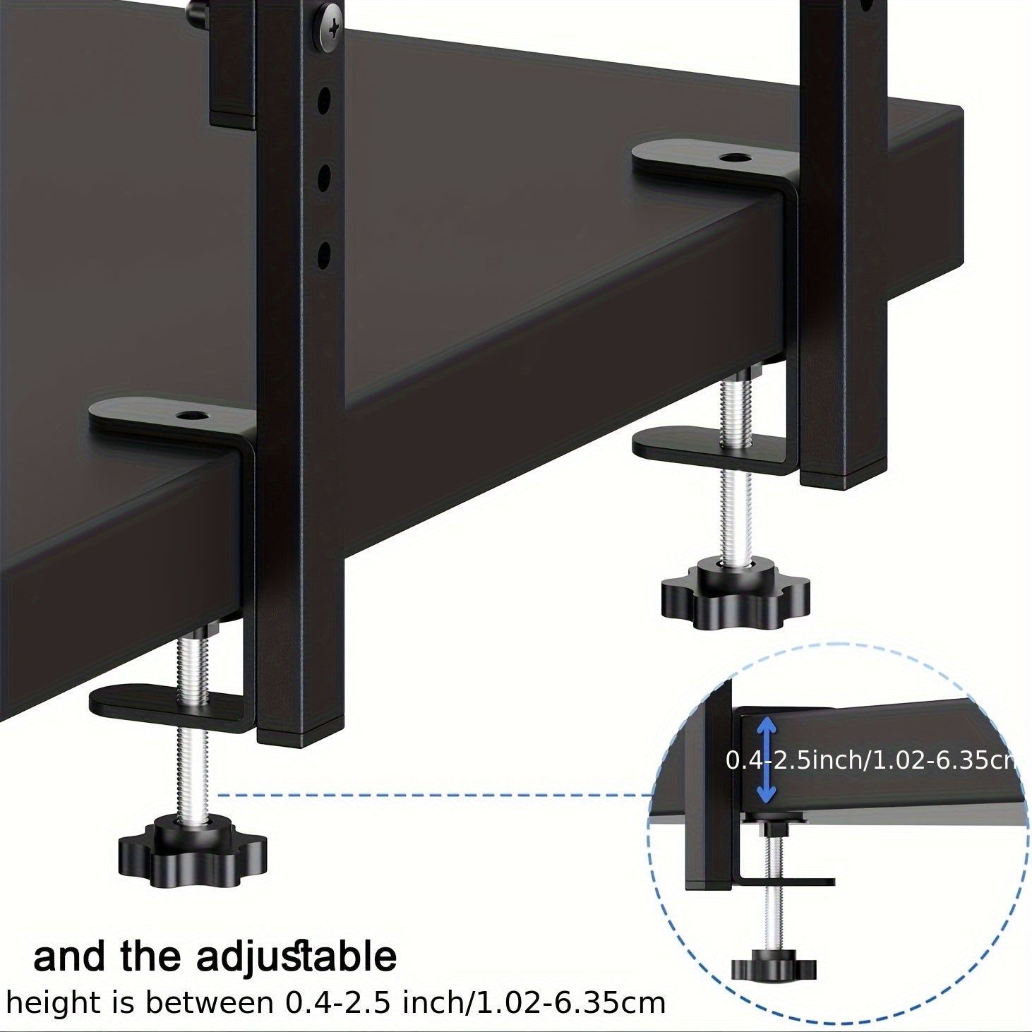 SmartClip - Dual-Tier Desk Organizer for Streamlined Workspaces