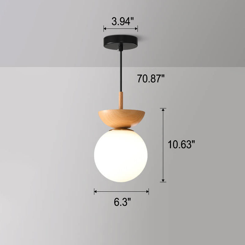 Glass Sphere Pendant Lamp