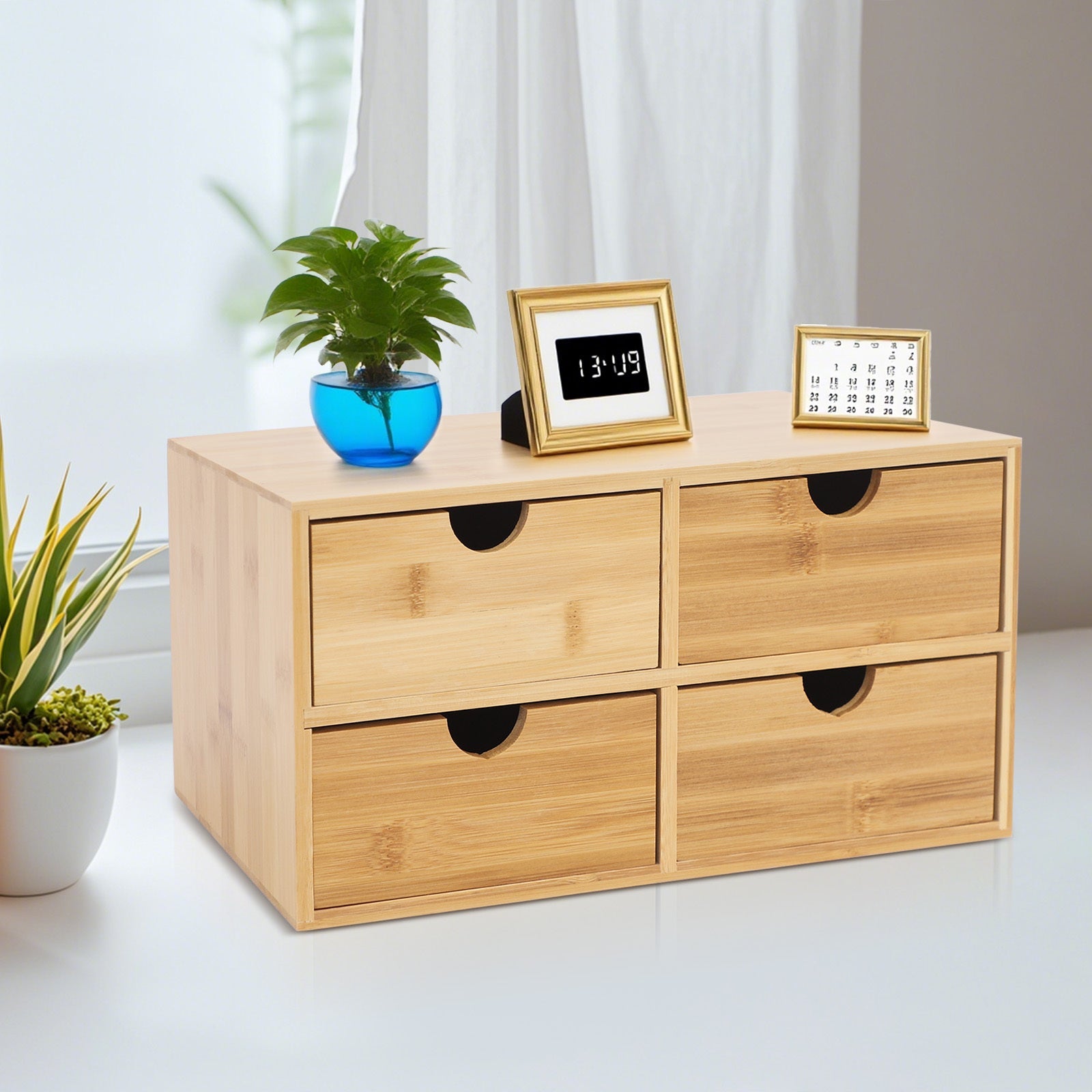 Eco-Friendly Four-Drawer Organizer for Every Space