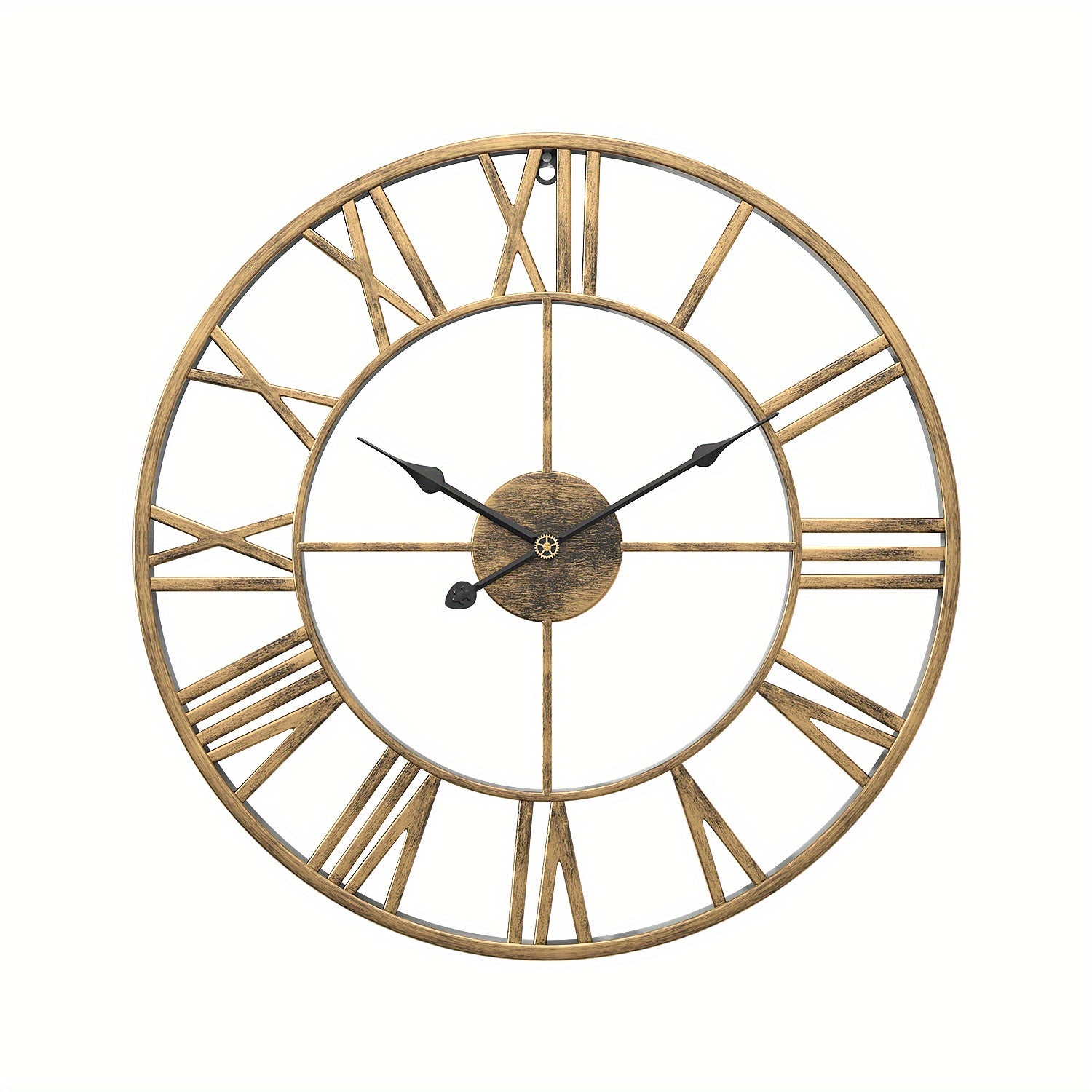 TranquilTime - Elegant Silent Round Wall Clock for Bedrooms