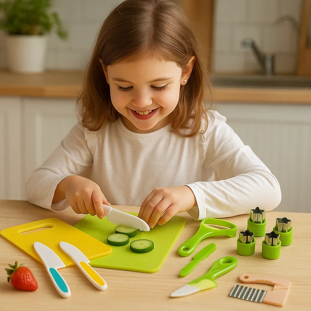 SliceJoy™ — Ignite Your Child’s Confidence with Safe, Fearless Kitchen Fun