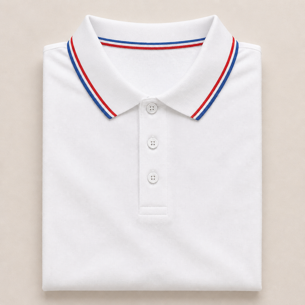 ValorCore™ – Classic Polo Shirt Set with Signature Striped Collar, Wrinkle-Free
