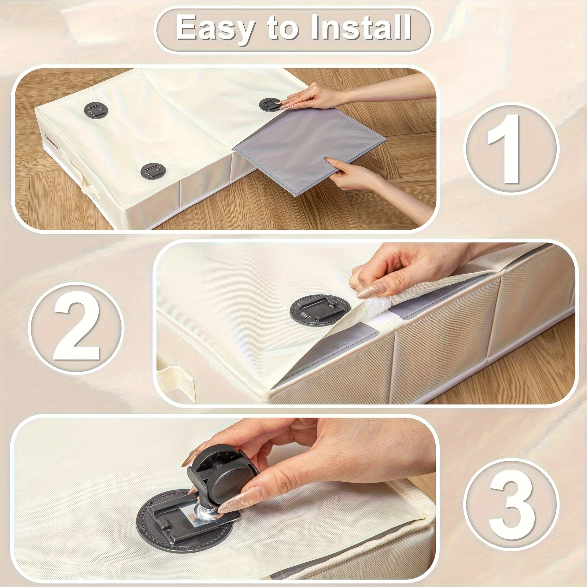 SmartSpace Under-Bed Organizer – Mobile Storage Solution