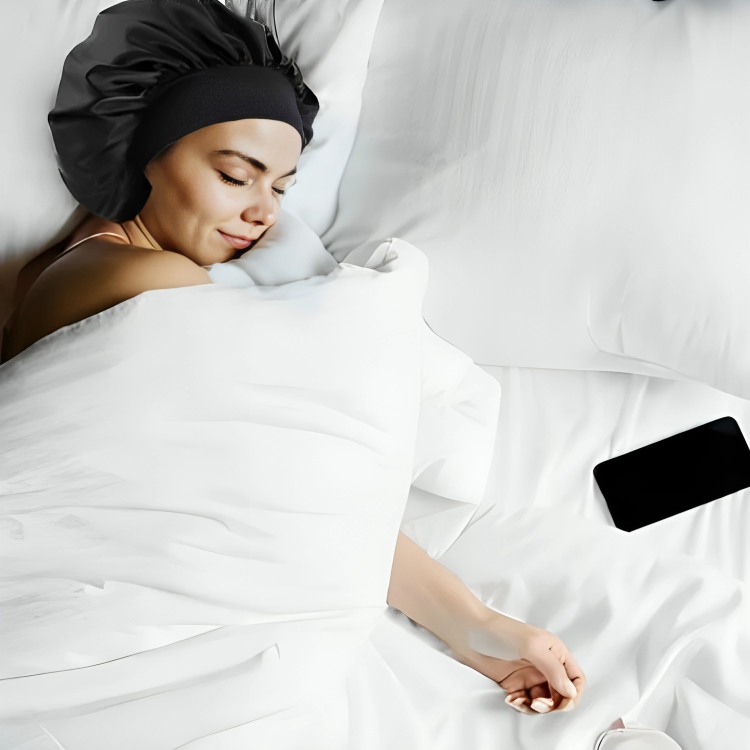 Buy One Get One Free Today | Luxurious Satin Sleep Cap for Frizz Control
