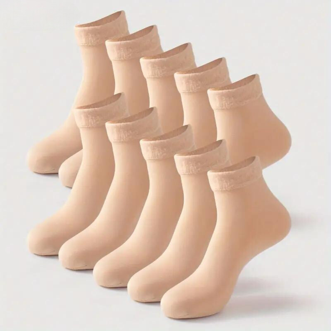 Ultimate Warmth Thermal Winter Socks - 10 Pairs for All-Day Comfort