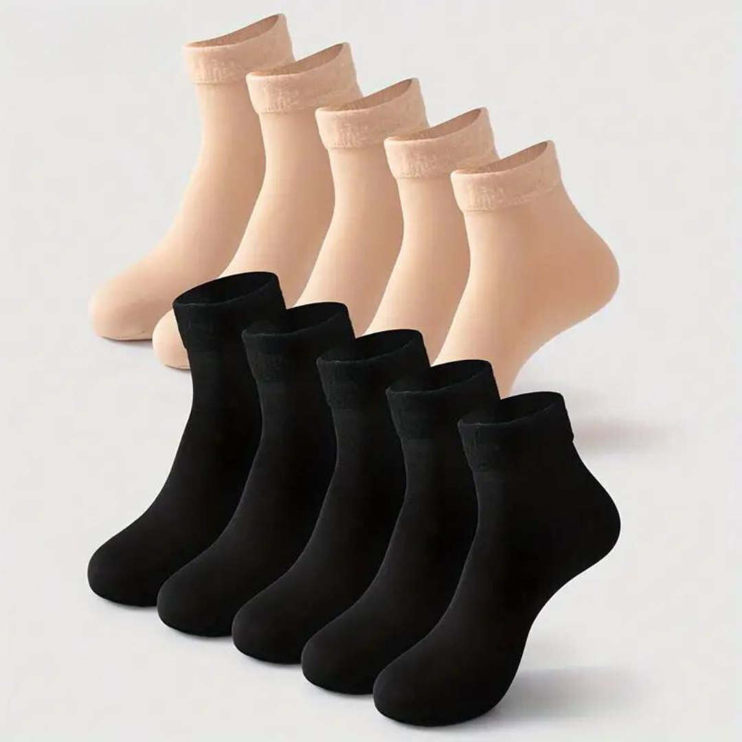 Ultimate Warmth Thermal Winter Socks - 10 Pairs for All-Day Comfort