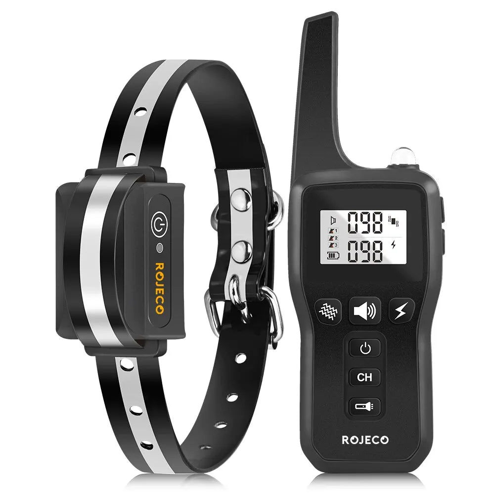 Long-Range Dog Training Collar with Waterproof Remote