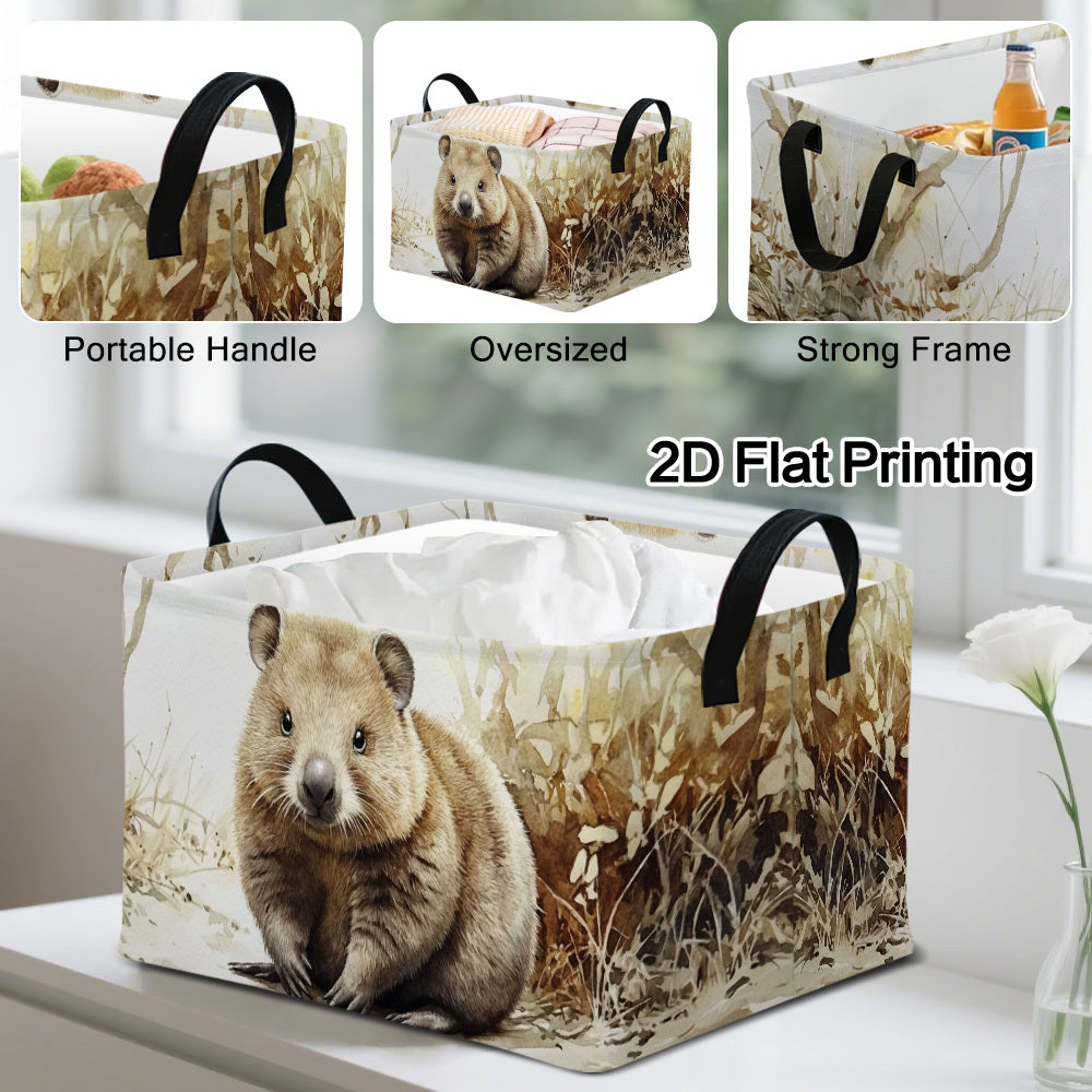 Wombat Haven – Stylish Storage Basket for Organized Living