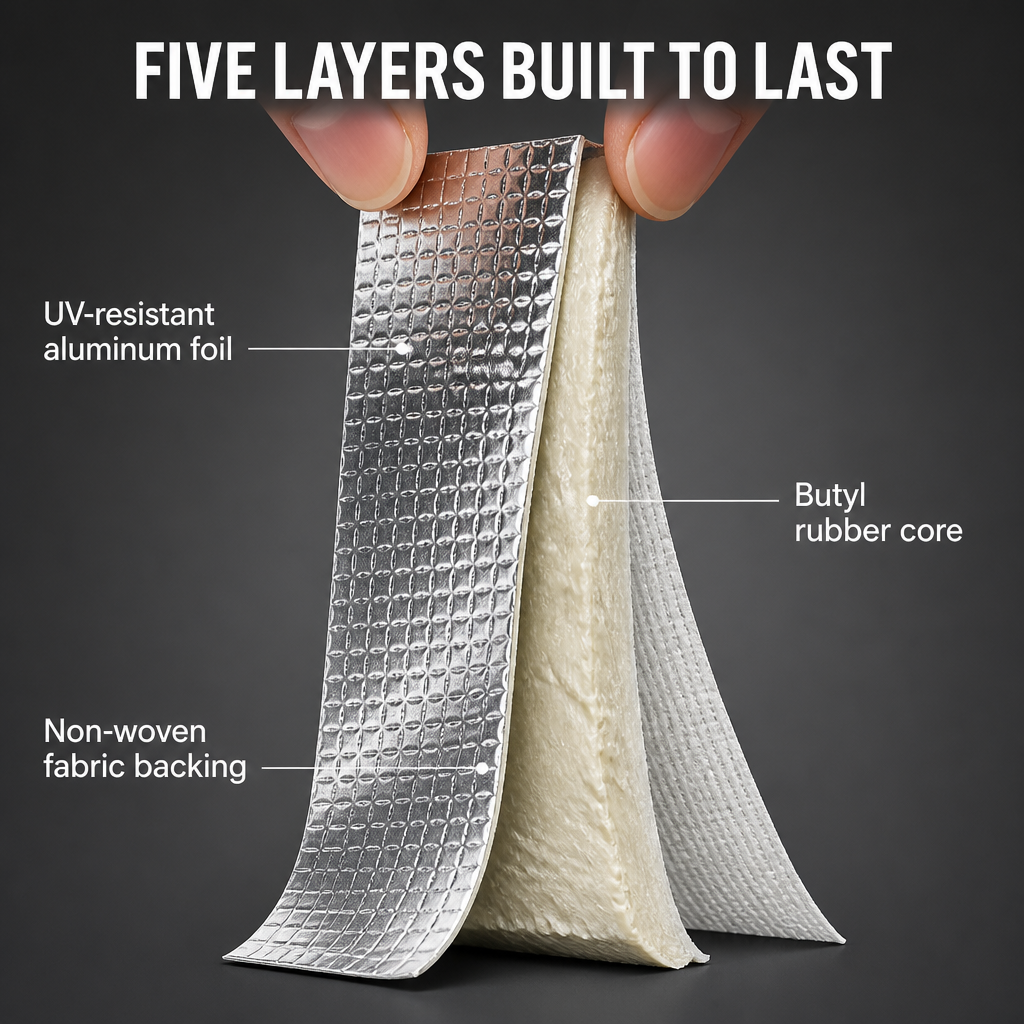 ShieldSeal™ — Secure Leaky Roofs, Gutters & Pipes With Pro-Grade Butyl