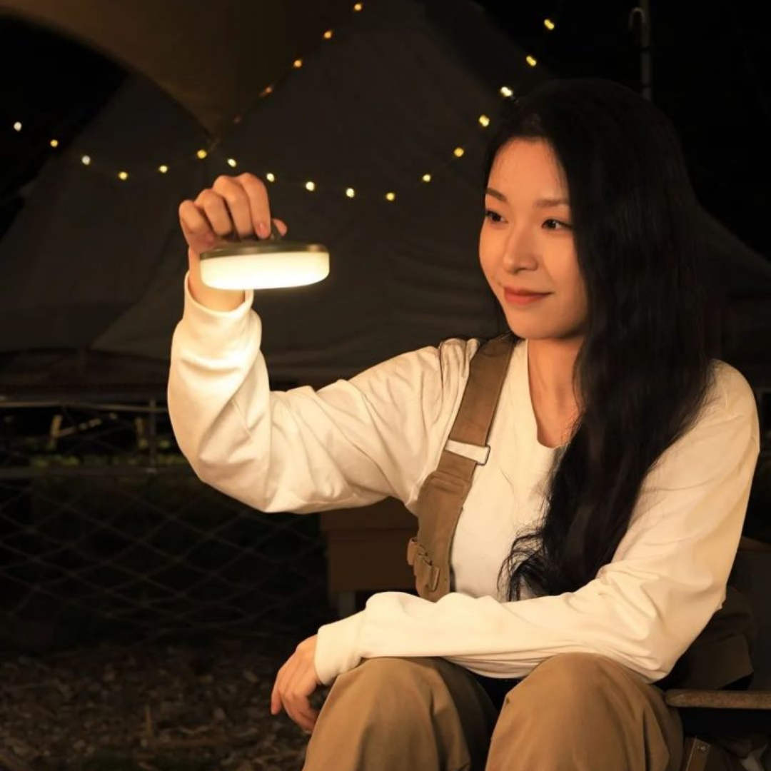 Compact LED Camping Lantern – 10M Rechargeable & Waterproof