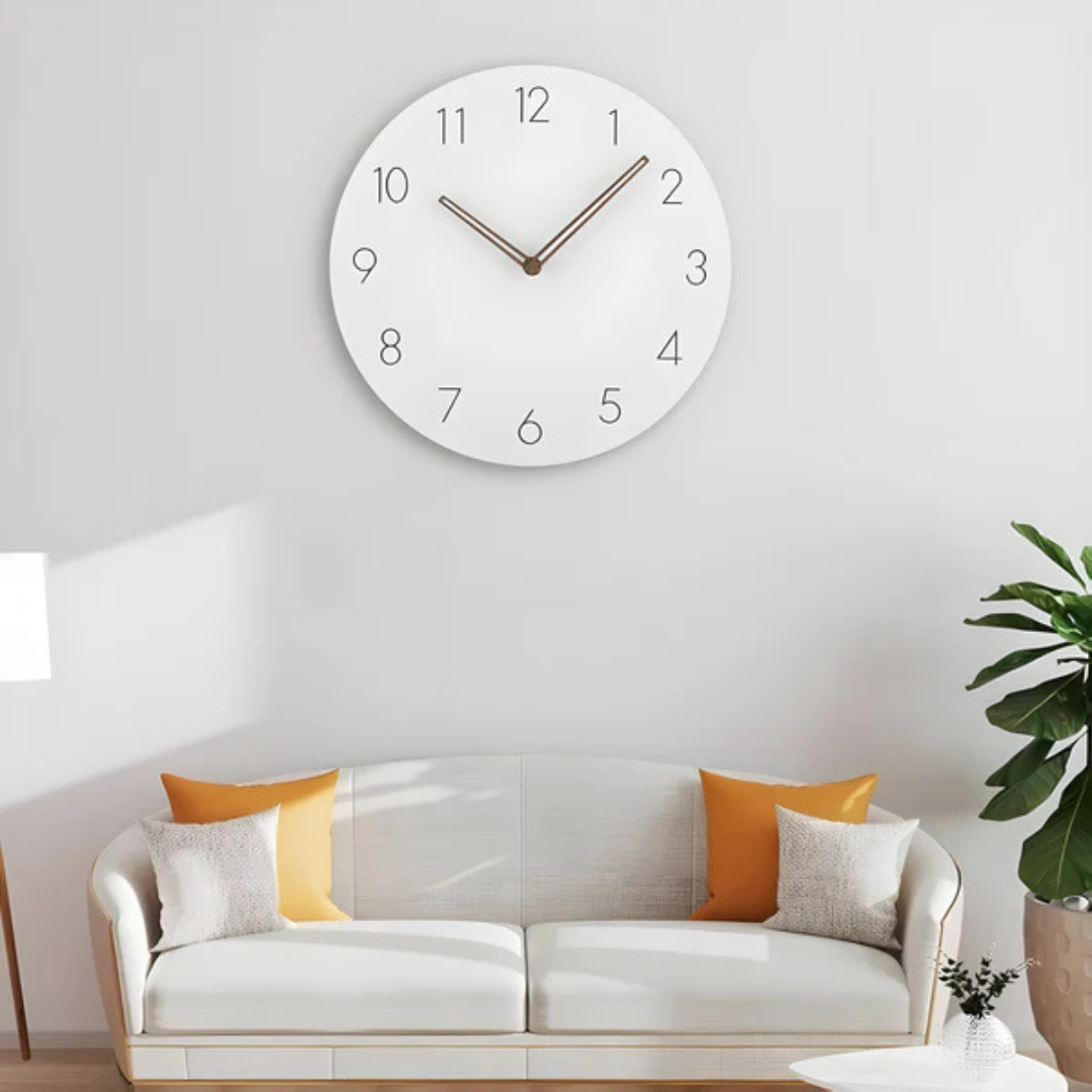 Sleek Timeless Wood Clock for Modern Spaces