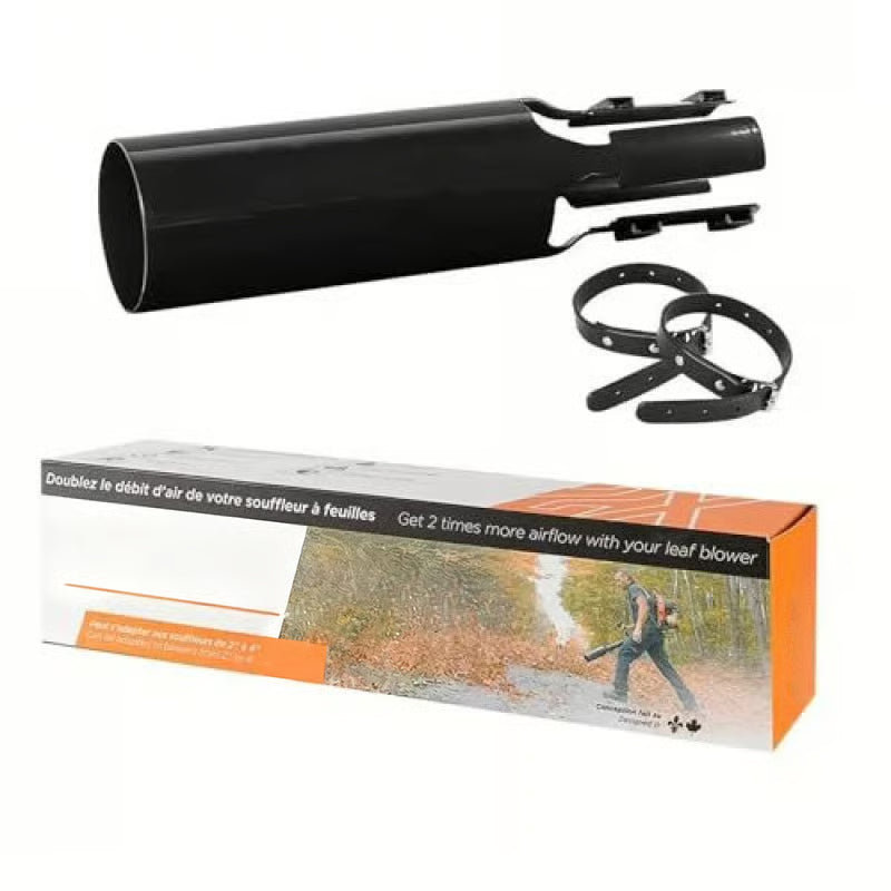 Leaf Blower Airflow Booster Attachment | Flow Enhancer | Quick Tool-Free Installation | AirJetPro