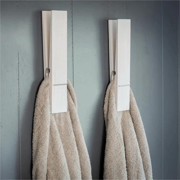 1+1 FREE | Clothespin Towel Holder – Add Cozy Rustic Charm and Strong Grip to Your Home