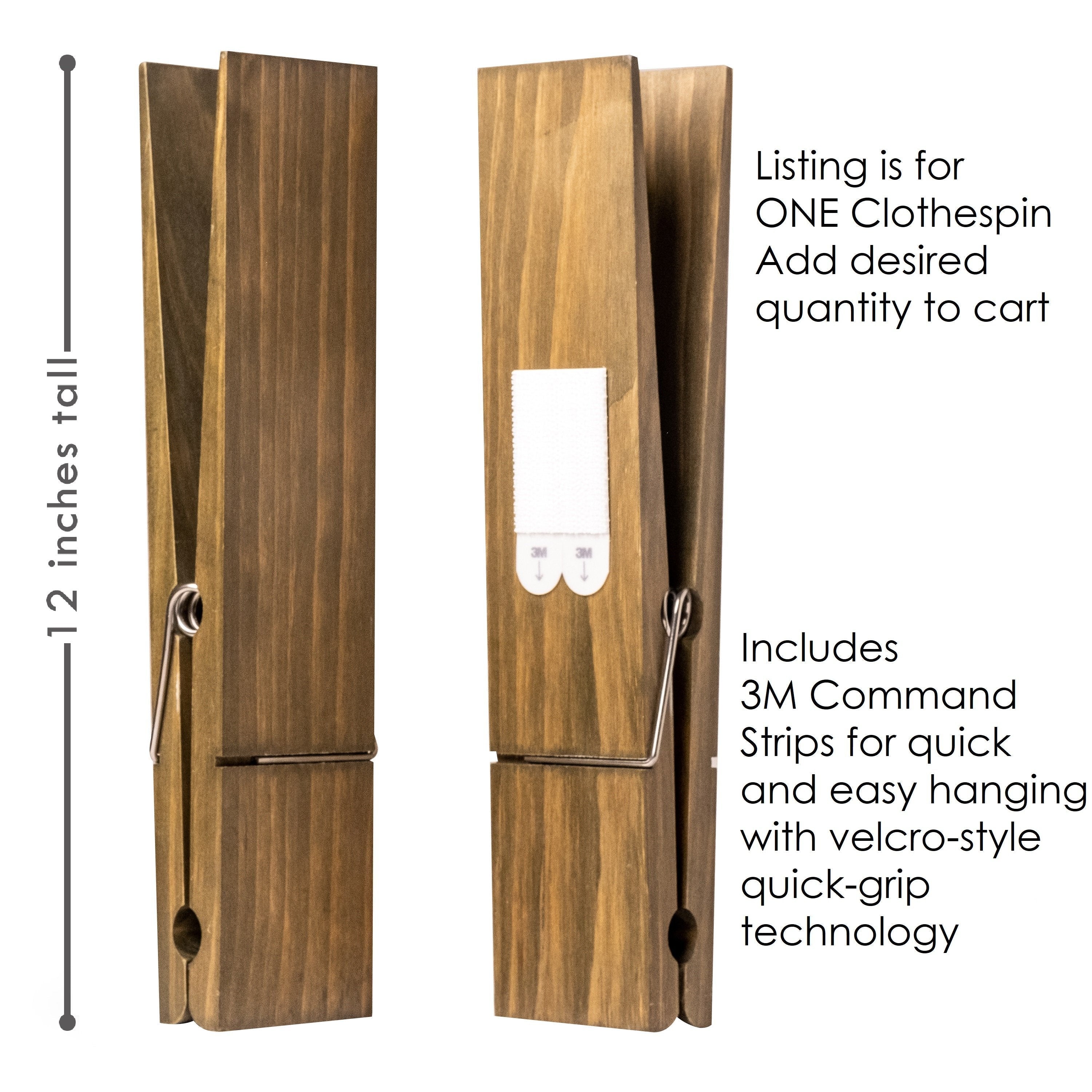 1+1 FREE | Clothespin Towel Holder – Add Cozy Rustic Charm and Strong Grip to Your Home