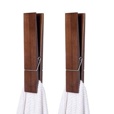 1+1 FREE | Clothespin Towel Holder – Add Cozy Rustic Charm and Strong Grip to Your Home