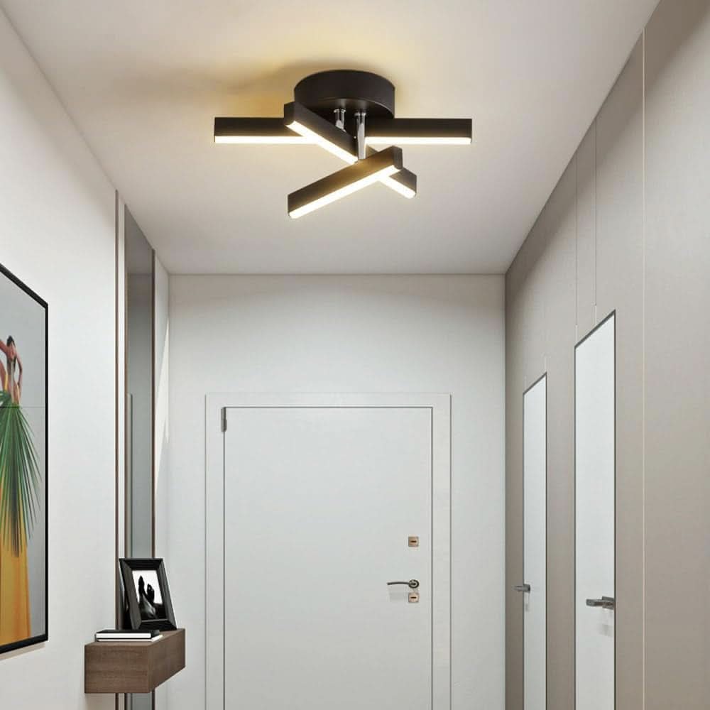 Contemporary Three-Color LED Ceiling Lamp