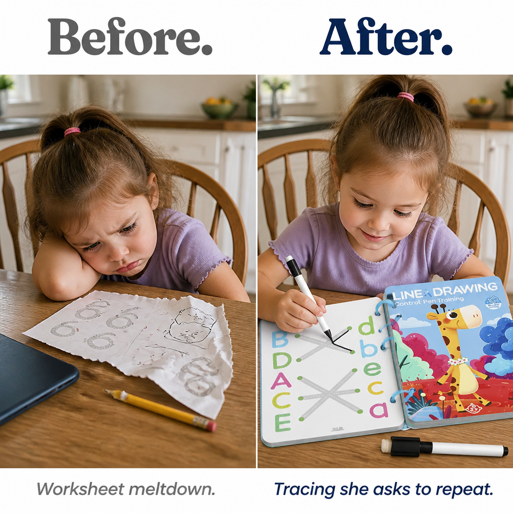 ScribbleRise™ — Swap Tablet Time for Tracing Fun Your Kid Will Want Again