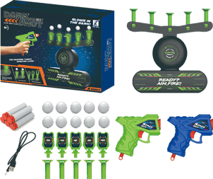 FlashGlide™ — Ignite Thrilling Family Battles with Glowing, Floating Target Action