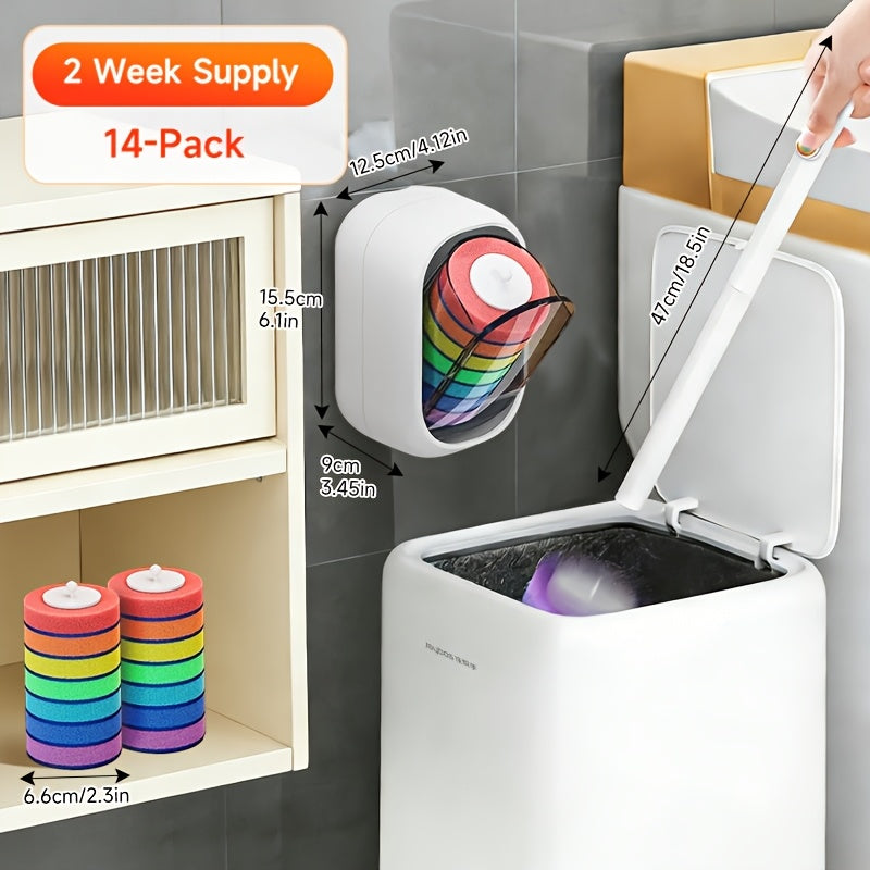 Compact Toilet Cleaning Solution with Sturdy Base