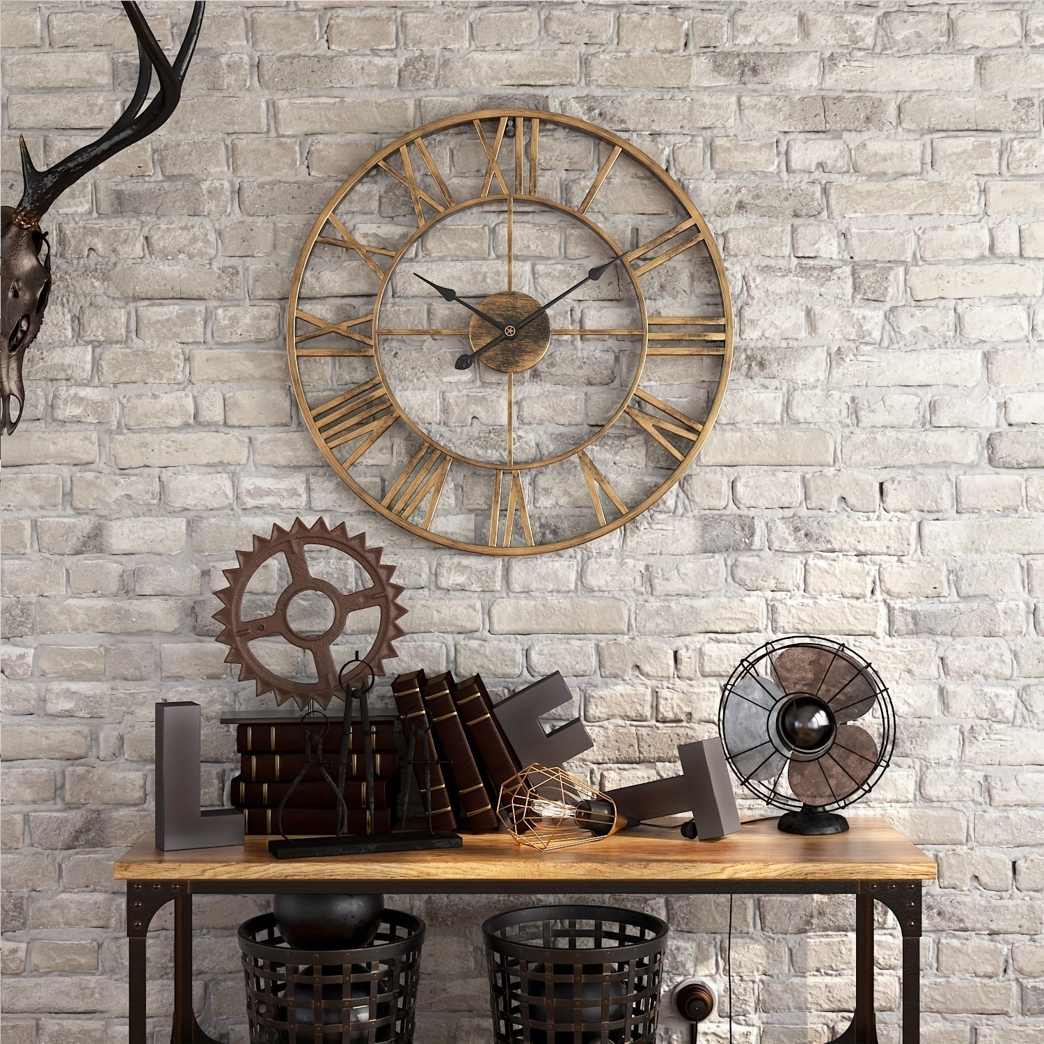 TranquilTime - Elegant Silent Round Wall Clock for Bedrooms