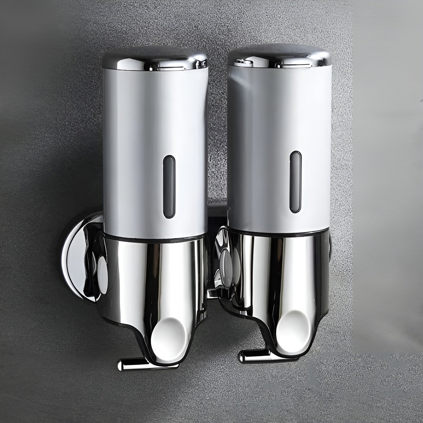 Elegant Wall-Mounted Soap Dispenser for a Chic Bathroom