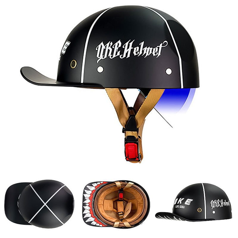 Stylish and Safe Motorcycle Cap Helmet for Riders