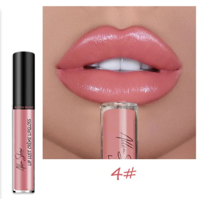 12 Shades of Creamy Lipstick - Colorful Texture
