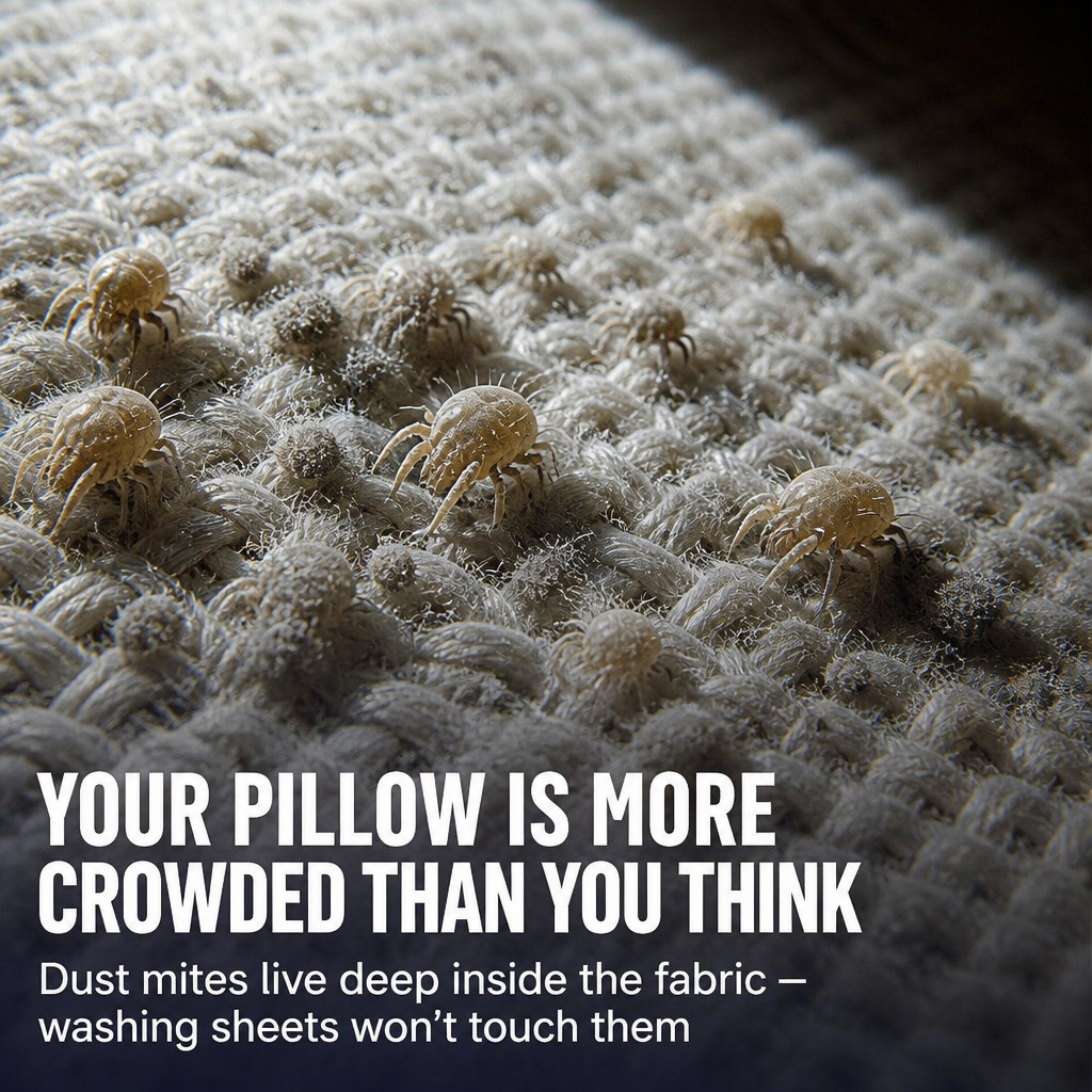 NanoPurify™ — Extract Concealed Dust Mites from Your Mattress in a Single Sweep