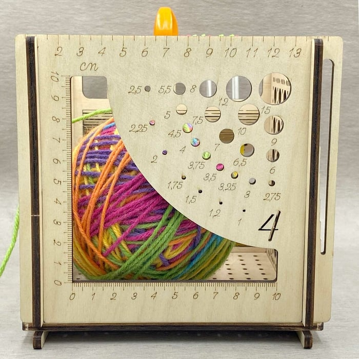 Tangle-Free Crafting Bliss | Storage for Needles Scissors Tools | Smooth Thread Flow Without Snags | KnitNest