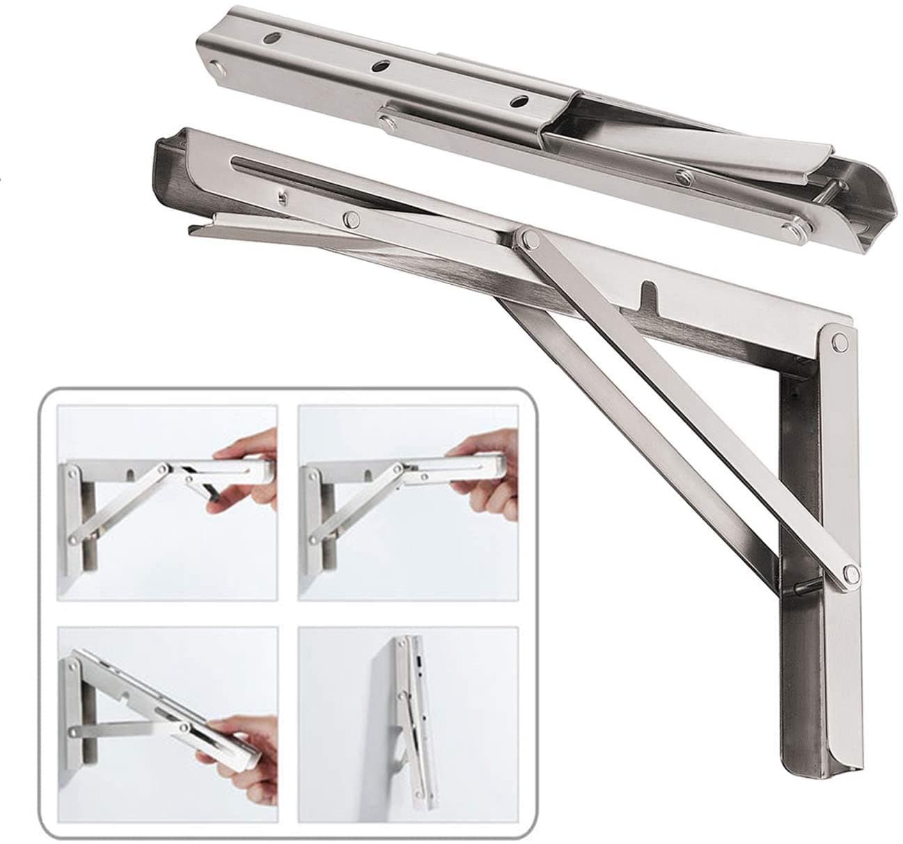 SwiftFold™ — Unlock Instant Freedom with Heavy-Duty, Space-Saving Brackets