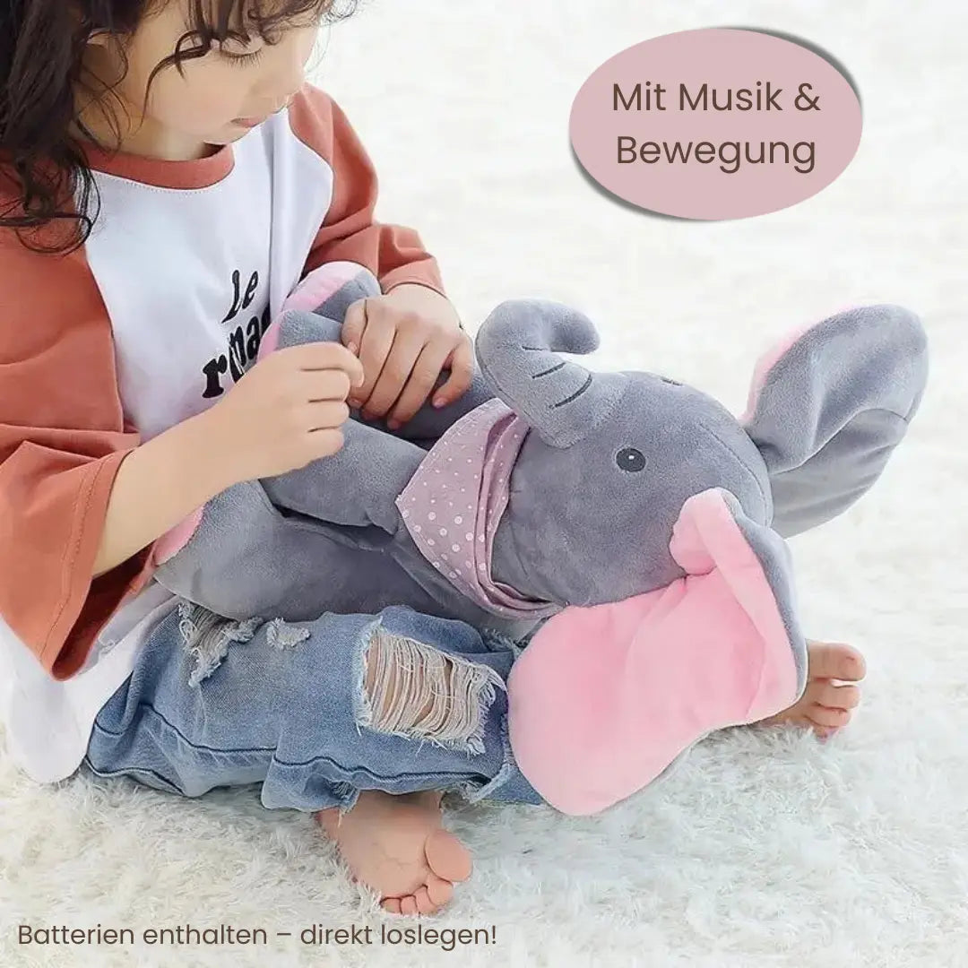 Soft Elephant Toy with Music – Bendable Ears & Assured Child Delight