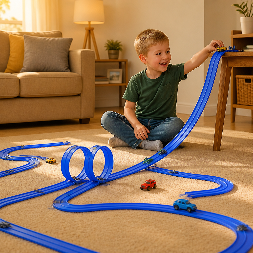 TurboTrack™ — Ignite His Imagination with Endless High-Speed Racing Adventures