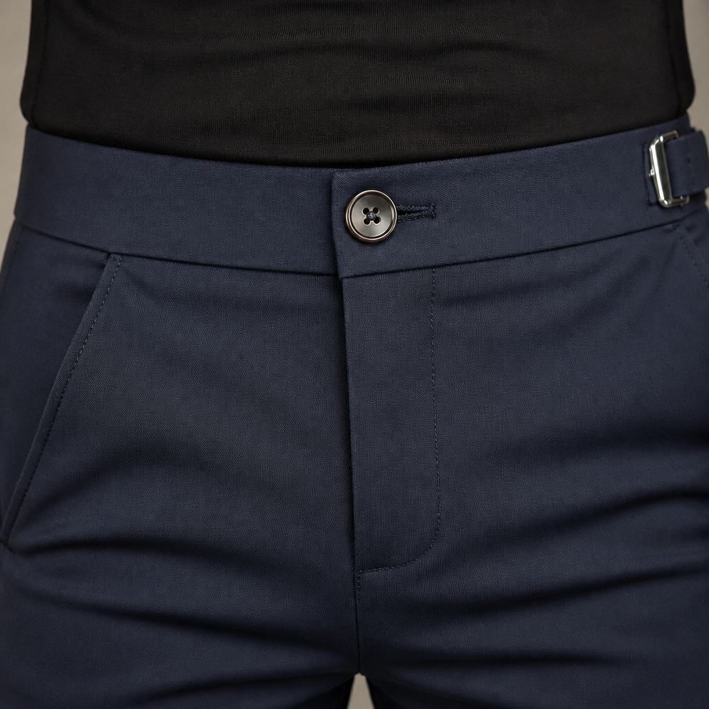 FlexiForm™ – Slim Stretch Pants Featuring Adjustable Side Buckle
