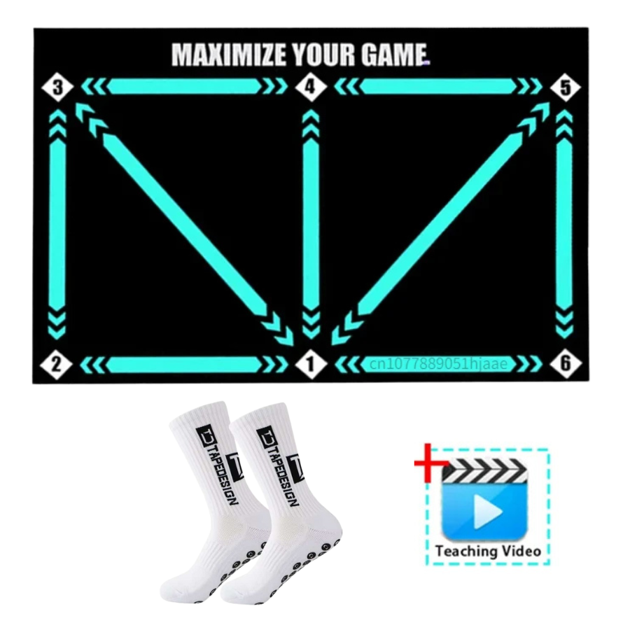 Ultimate Soccer Skill Development Mat with Video Coaching