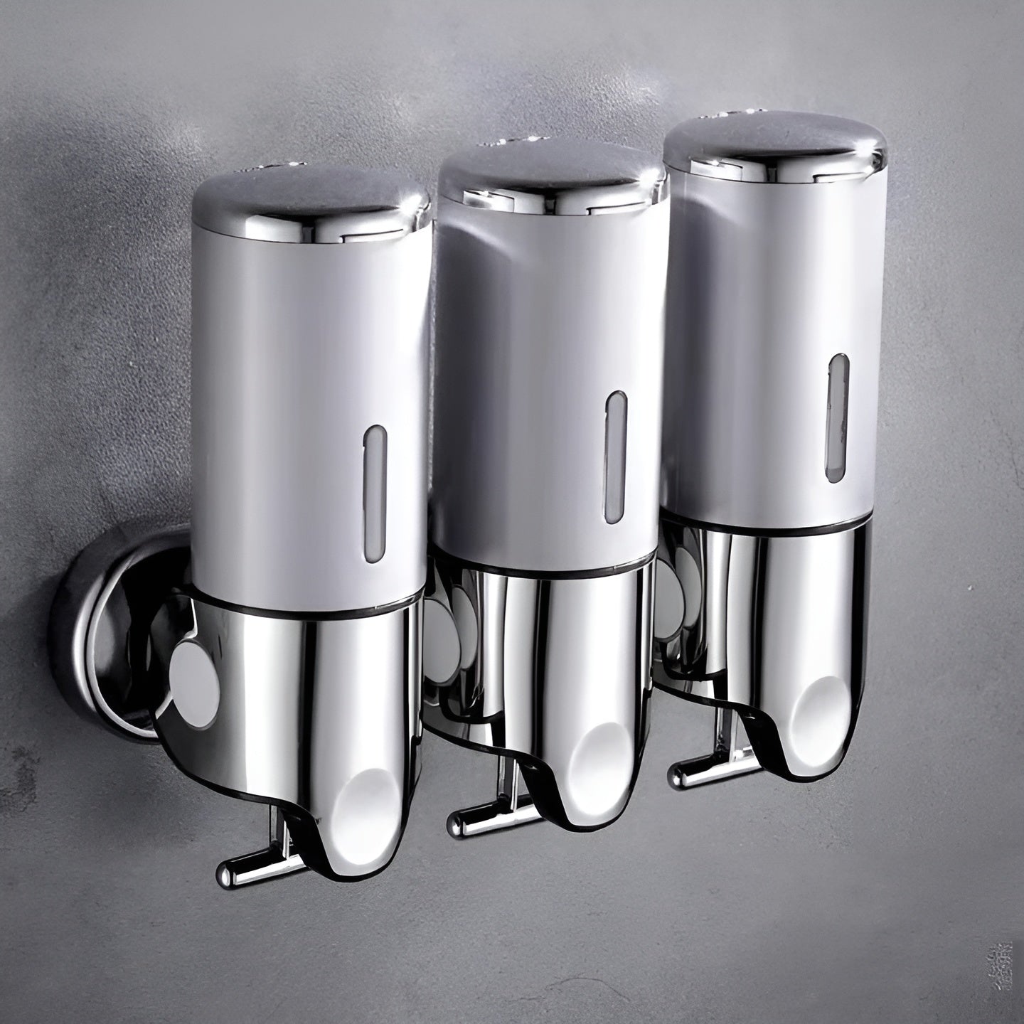 Elegant Wall-Mounted Soap Dispenser for a Chic Bathroom